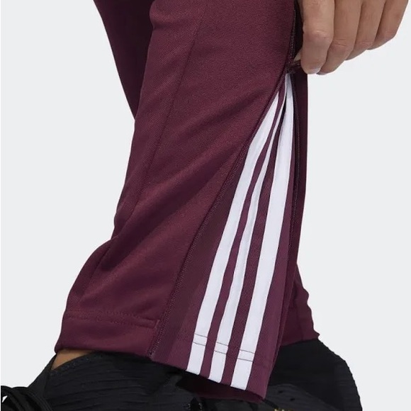 Adidas NWOT Tiro Flare Pants Women Victory Crimson Sz S - Picture 5 of 8